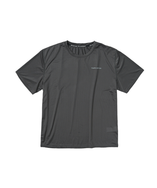 NEGATIVE SPLIT CLUB(ネガティブスピリットクラブ)の「エアベントソリッドTシャツ(チャコール)(Tシャツ/カットソー・メンズ・その他・SMALL/MEDIUM/LARGE/X-LARGE)」の1枚目の写真