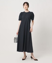 UNITED ARROWS | パフスリーブ フレアワンピース ‐ウォッシャブル‐(ワンピース)