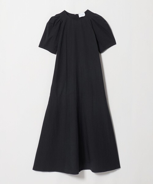 UNITED ARROWS(ユナイテッドアローズ)の「パフスリーブ フレアワンピース ‐ウォッシャブル‐(ワンピース・レディース・ダークブラウン/ネイビー・36/38)」の12枚目の写真