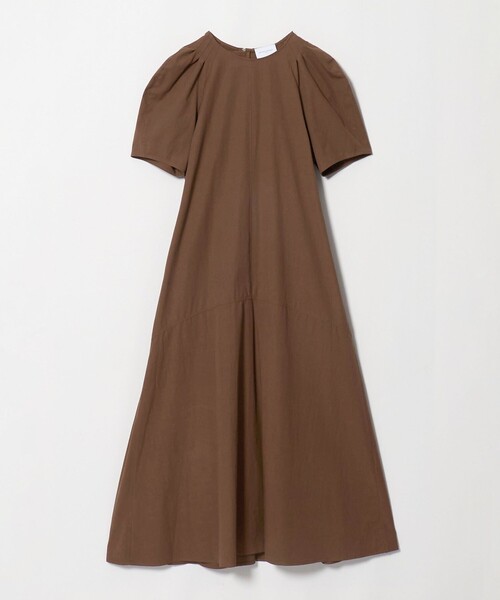 UNITED ARROWS(ユナイテッドアローズ)の「パフスリーブ フレアワンピース ‐ウォッシャブル‐(ワンピース・レディース・ダークブラウン/ネイビー・36/38)」の21枚目の写真