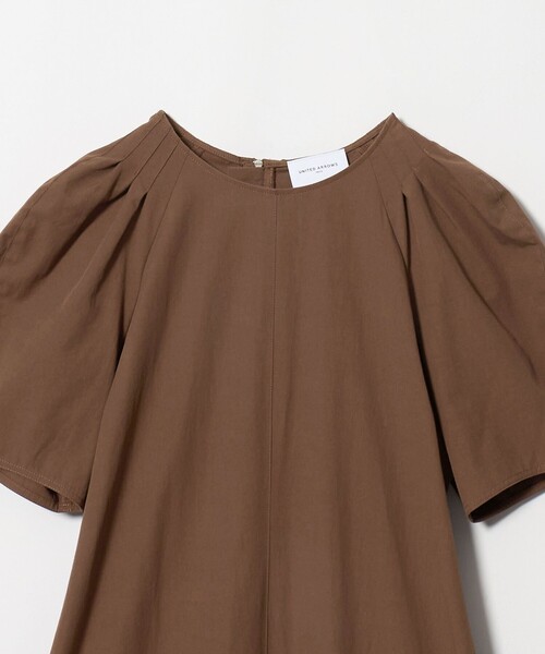 UNITED ARROWS(ユナイテッドアローズ)の「パフスリーブ フレアワンピース ‐ウォッシャブル‐(ワンピース・レディース・ダークブラウン/ネイビー・36/38)」の22枚目の写真