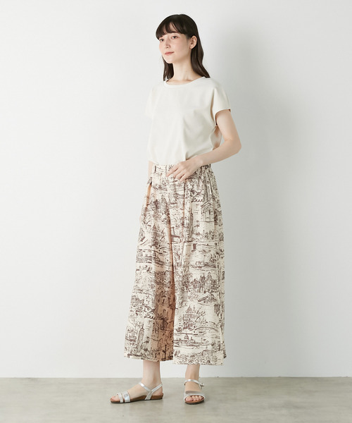 LOGEMENT DE CLAIRE（ロジュモンドクレール）の「【LOURMARIN】クルーネックプルオーバー（Tシャツ/カットソー・レディース・グレー/ブラック/アイボリー・FREE）」の5枚目の写真