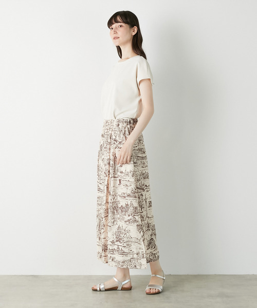 LOGEMENT DE CLAIRE（ロジュモンドクレール）の「【LOURMARIN】クルーネックプルオーバー（Tシャツ/カットソー・レディース・グレー/ブラック/アイボリー・FREE）」の6枚目の写真
