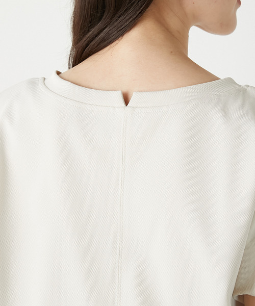 LOGEMENT DE CLAIRE（ロジュモンドクレール）の「【LOURMARIN】クルーネックプルオーバー（Tシャツ/カットソー・レディース・グレー/ブラック/アイボリー・FREE）」の14枚目の写真