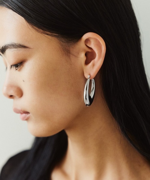 kiehtova（キエトヴァ）の「【kiehtova】REEF HOOP PIERCE/リーフ フープ ピアス KT36（ピアス（両耳用）・レディース・ゴールド/シルバー・FREE）」の10枚目の写真