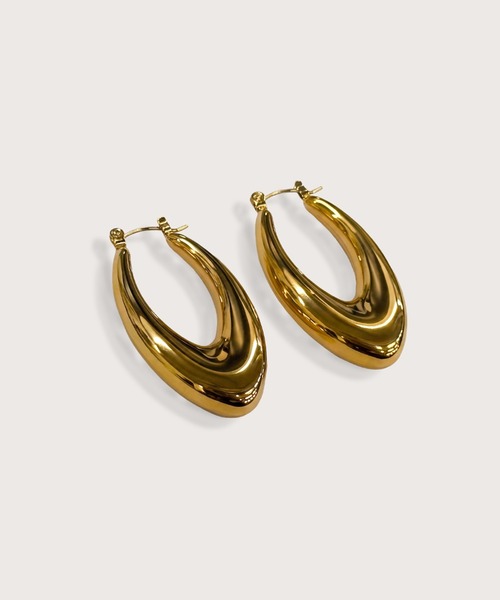 kiehtova（キエトヴァ）の「【kiehtova】REEF HOOP PIERCE/リーフ フープ ピアス KT36（ピアス（両耳用）・レディース・ゴールド/シルバー・FREE）」の3枚目の写真