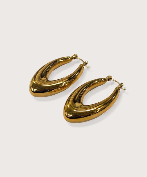 kiehtova（キエトヴァ）の「【kiehtova】REEF HOOP PIERCE/リーフ フープ ピアス KT36（ピアス（両耳用）・レディース・ゴールド/シルバー・FREE）」の4枚目の写真