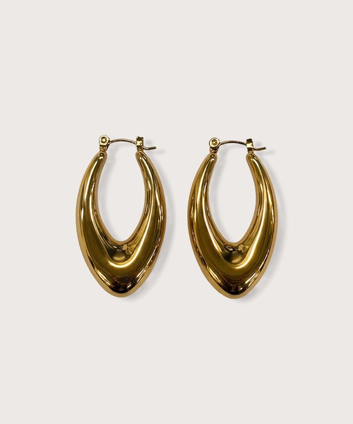 kiehtova（キエトヴァ）の「【kiehtova】REEF HOOP PIERCE/リーフ フープ ピアス KT36（ピアス（両耳用）・レディース・ゴールド/シルバー・FREE）」の5枚目の写真