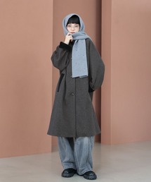 WOOLLYTEC/ハンティングステンカラーコート