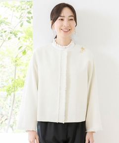 【Web限定】ゆったりシルエットの華やかジャケット