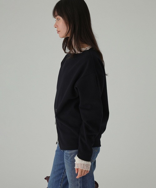 BABYLONE(バビロン)の「フロントZIPスウェット(スウェット・レディース・ホワイト/ブラック/ブラウン・フリー)」の16枚目の写真