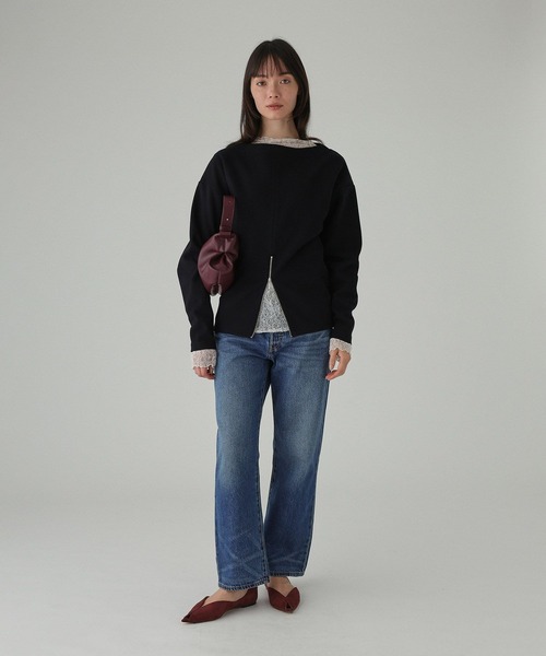 BABYLONE(バビロン)の「フロントZIPスウェット(スウェット・レディース・ホワイト/ブラック/ブラウン・フリー)」の18枚目の写真