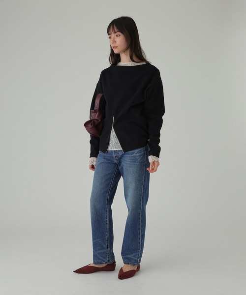 BABYLONE(バビロン)の「フロントZIPスウェット(スウェット・レディース・ホワイト/ブラック/ブラウン・フリー)」の19枚目の写真