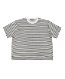 Wave Stripe Half Knit T-shirt