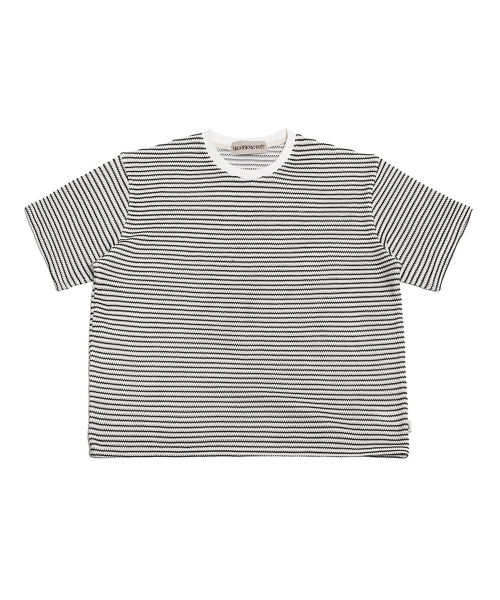 NIGHTWORKDEPT(ナイトワークデプト)の「Wave Stripe Half Knit T-shirt(Tシャツ/カットソー・レディース・その他・MEDIUM/SMALL)」の1枚目の写真