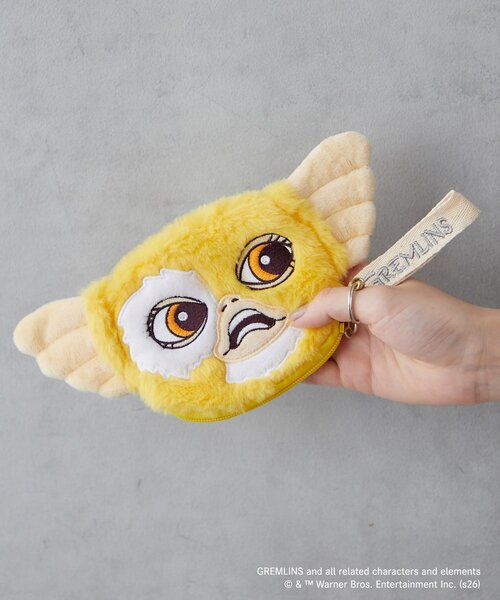 BIRTHDAY BAR(バースデイバー)の「【GREMLINS グレムリン】ギズモ フェイスポーチ イエロー(ポーチ・レディース・イエロー・0)」の2枚目の写真