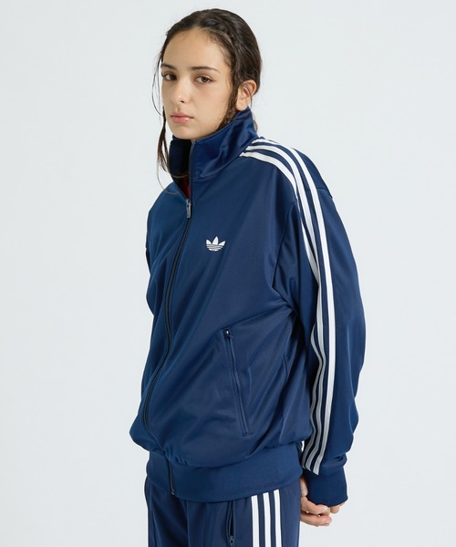 adidas(アディダス)の「【adidas originals/アディダスオリジナルス】ファイヤーバード トラックトップ / FIREBIRD TRACK TOP/LOOS / ユニセックス(ジャージ・メンズ・ダークネイビー/ブラウン・M/L)」の1枚目の写真