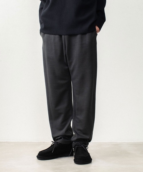 ATTACHMENT(アタッチメント)の「【LIMITED】W/NYスムース ラウンジトラウザーズ / W/NY SMOOTH LOUNGE TROUSERS(スウェットパンツ・メンズ・ブラック/ダークグレー・4/3/2/1)」の5枚目の写真