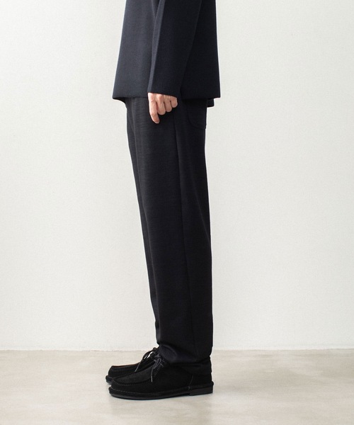 ATTACHMENT(アタッチメント)の「【LIMITED】W/NYスムース ラウンジトラウザーズ / W/NY SMOOTH LOUNGE TROUSERS(スウェットパンツ・メンズ・ブラック/ダークグレー・4/3/2/1)」の17枚目の写真
