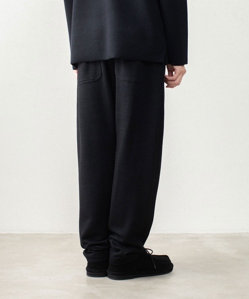 ATTACHMENT(アタッチメント)の「【LIMITED】W/NYスムース ラウンジトラウザーズ / W/NY SMOOTH LOUNGE TROUSERS(スウェットパンツ・メンズ・ブラック/ダークグレー・4/3/2/1)」の19枚目の写真