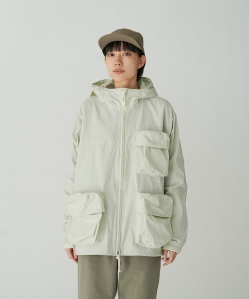 Snow Peak(スノーピーク)の「Snow Peak / Indigo C/N Jacket インディゴ C/N ジャケット(ブルゾン・メンズ・ブラック/アイボリー/インディゴブルー・S/M/L/XL)」の14枚目の写真