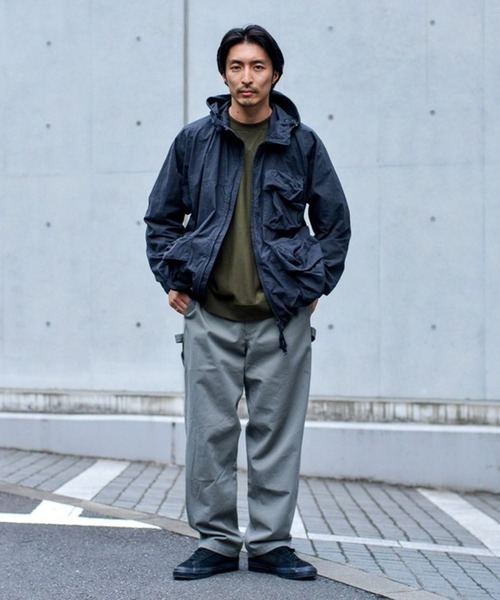 Snow Peak(スノーピーク)の「Snow Peak / Indigo C/N Jacket インディゴ C/N ジャケット(ブルゾン・メンズ・ブラック/アイボリー/インディゴブルー・S/M/L/XL)」の8枚目の写真