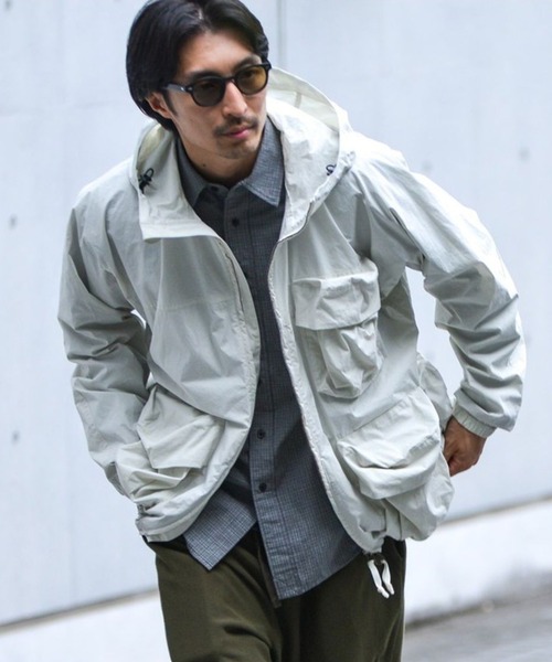 Snow Peak(スノーピーク)の「Snow Peak / Indigo C/N Jacket インディゴ C/N ジャケット(ブルゾン・メンズ・ブラック/アイボリー/インディゴブルー・S/M/L/XL)」の6枚目の写真