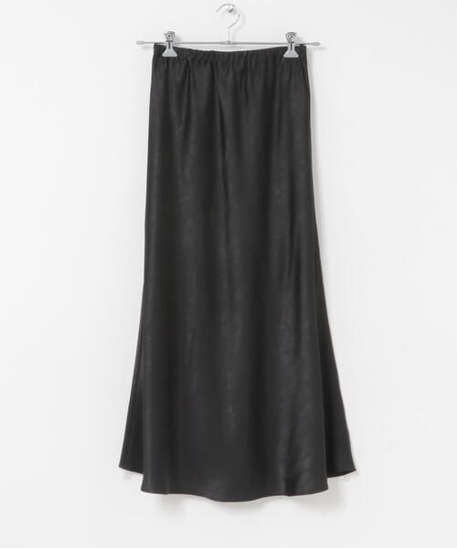 ITEMS URBANRESEARCH(アイテムズ アーバンリサーチ)の「ストレッチサテンスカート(スカート・レディース・ブラック/ホワイト・FREE)」の18枚目の写真
