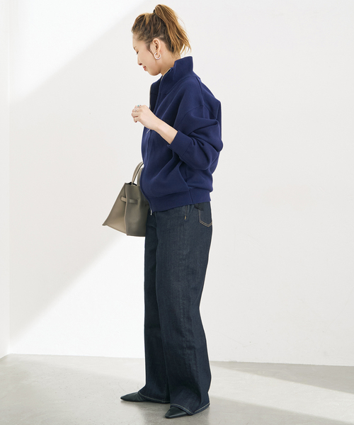 jj mercer（ジェイジェイマーサー）の「《別注 / 》J.J.mercer for SS DRIVERS KNIT（ニット/セーター・レディース・グレー/ネイビー・FREE）」の15枚目の写真