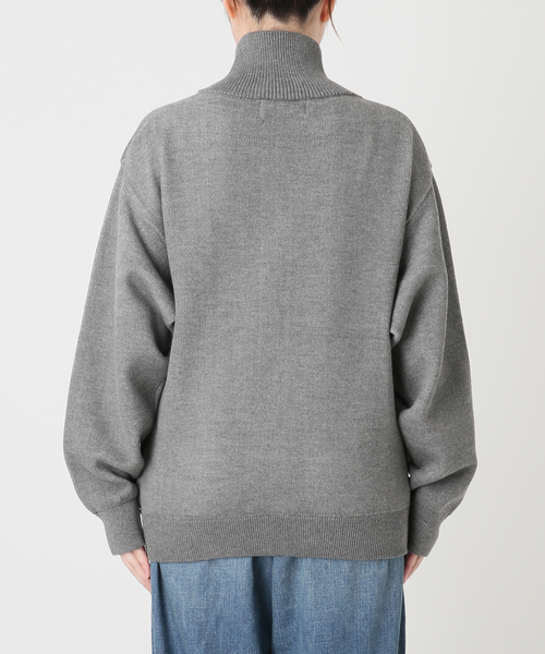 jj mercer（ジェイジェイマーサー）の「《別注 / 》J.J.mercer for SS DRIVERS KNIT（ニット/セーター・レディース・グレー/ネイビー・FREE）」の19枚目の写真