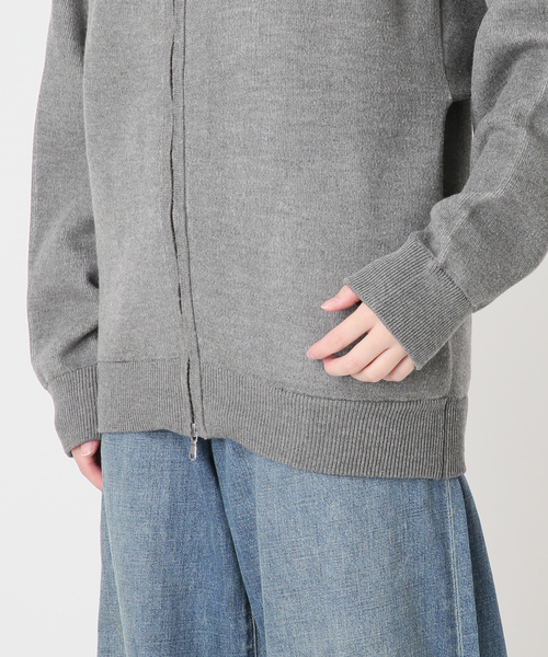 jj mercer（ジェイジェイマーサー）の「《別注 / 》J.J.mercer for SS DRIVERS KNIT（ニット/セーター・レディース・グレー/ネイビー・FREE）」の22枚目の写真
