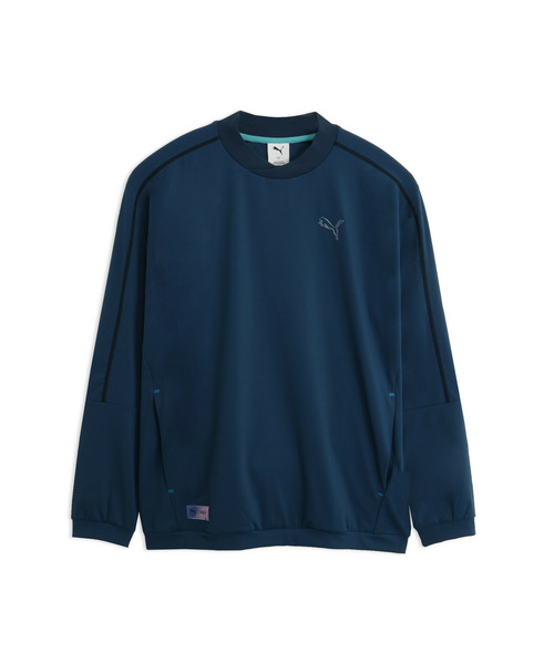 PUMA(プーマ)の「PUMA プーマ メンズ ゴルフ CG ソフト プルオーバー(スウェット・メンズ・ライトグレー/ブラック/ダークブルー・X-LARGE/XX-LARGE/LARGE/MEDIUM/SMALL)」の3枚目の写真