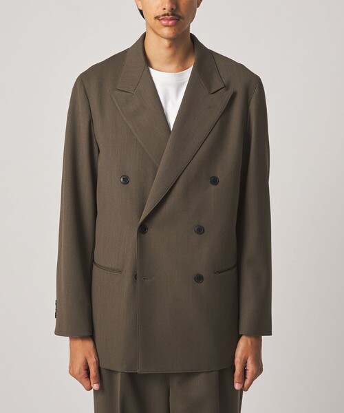 Steven Alan（スティーブンアラン）の「＜Steven Alan＞ ヴィンテージツイル ダブルブレステッド 6B ジャケット（テーラードジャケット・メンズ・モカ/ブラック・XL/L/M/S）」の6枚目の写真