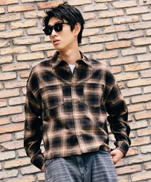 FREAK'S STORE（フリークスストア）の「限定展開 オンブレ クロップド チェックシャツ（シャツ/ブラウス）」