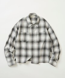 FREAK'S STORE（フリークスストア）の「限定展開 オンブレ クロップド チェックシャツ（シャツ/ブラウス）」