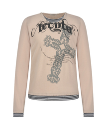 LECYTO（レシト）の「Xenon Cross Stripe T-Shirt_[Beige]（Tシャツ/カットソー）」