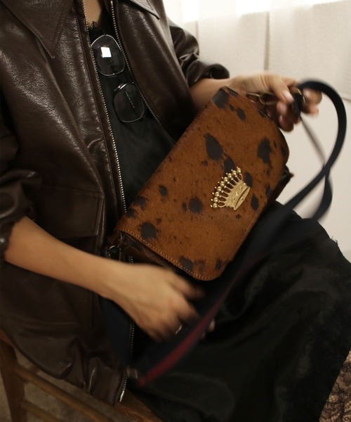 Scrap Book(スクラップブック)の「【SOUS LES PAVES PARIS】MAITAI バッグ(ショルダーバッグ・レディース・レッド/ブラウン系その他/ベージュ系その他・FREE)」の2枚目の写真