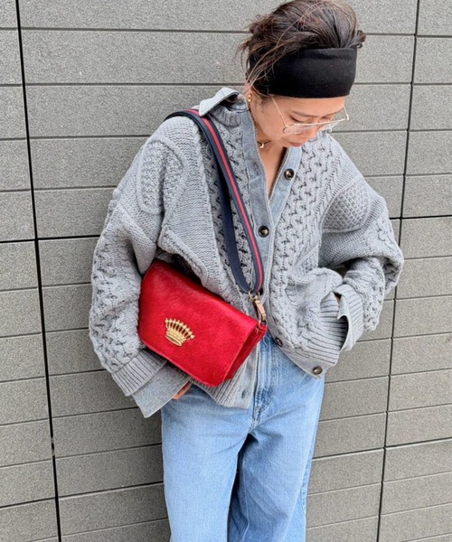 Scrap Book(スクラップブック)の「【SOUS LES PAVES PARIS】MAITAI バッグ(ショルダーバッグ・レディース・レッド/ブラウン系その他/ベージュ系その他・FREE)」の4枚目の写真
