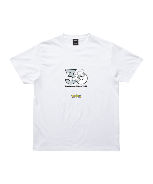 ZOZOSPOT(ゾゾスポット)の「Pokemon 30th Anniversary 1025 T-shirt 「ワッカネズミ」(Tシャツ/カットソー・レディース・ホワイト・130cm/120cm/110cm/100cm/XXX-LARGE/XX-LARGE/X-LARGE/LARGE/MEDIUM/SMALL/160cm/150cm/140cm)」の1枚目の写真