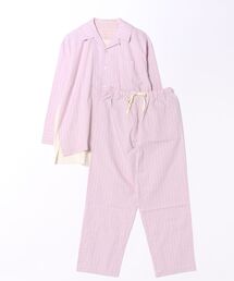 KID BLUE（キッドブルー）の「キッドブルー -２６ストライプ＆天竺 -長袖パジャマ -KUEK525 -kidblue（ルームウェア/パジャマ）」