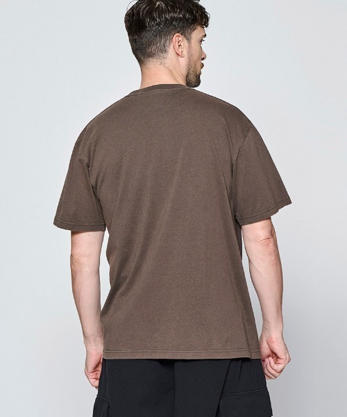 ACANTHUS(アカンサス)の「mt10678- Vintage Wash Bleeding Logo Tee カレッジロゴTシャツ(CT2706)(Tシャツ/カットソー・メンズ・チャコール/ブラック/ホワイト・XL/L/M/S)」の19枚目の写真