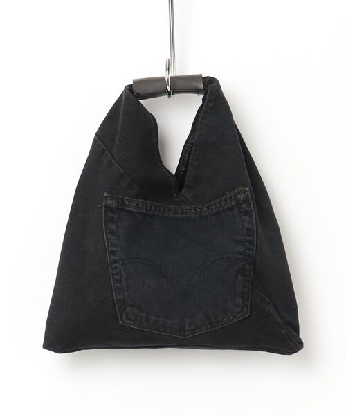 THRIFTY LOOK(スリフティールック)の「THRIFTY LOOK / スリフティールック LEVIS TRIANGLE TOTE SMALL リーバイス トライアングルトート スモール(トートバッグ・メンズ・ブラック・FREE)」の1枚目の写真