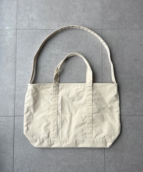 OUTDOOR PRODUCTS(アウトドアプロダクツ)の「【OUTDOOR PRODUCTS】ミニポーチ付トート(トートバッグ・メンズ・アイボリー/ネイビー/ブラウン・FREE)」の8枚目の写真