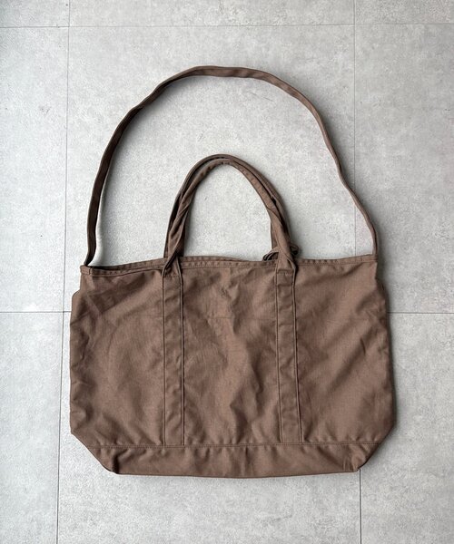 OUTDOOR PRODUCTS(アウトドアプロダクツ)の「【OUTDOOR PRODUCTS】ミニポーチ付トート(トートバッグ・メンズ・アイボリー/ネイビー/ブラウン・FREE)」の11枚目の写真
