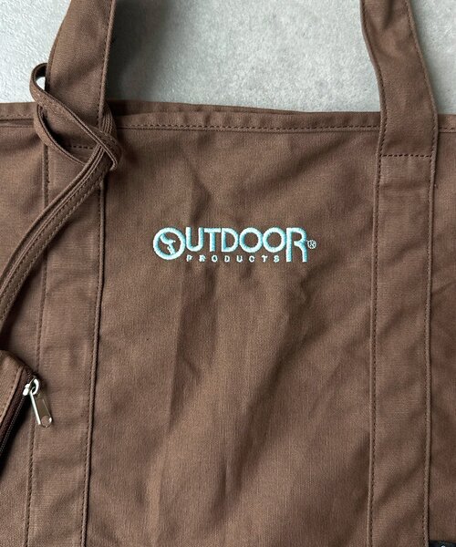 OUTDOOR PRODUCTS(アウトドアプロダクツ)の「【OUTDOOR PRODUCTS】ミニポーチ付トート(トートバッグ・メンズ・アイボリー/ネイビー/ブラウン・FREE)」の13枚目の写真