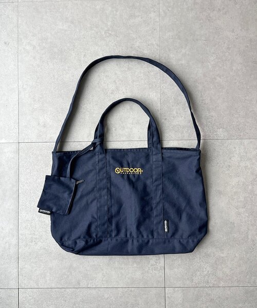 OUTDOOR PRODUCTS(アウトドアプロダクツ)の「【OUTDOOR PRODUCTS】ミニポーチ付トート(トートバッグ・メンズ・アイボリー/ネイビー/ブラウン・FREE)」の16枚目の写真