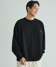 coca（coca）（コカ）の「ヘビーウェイトポケットピスネーム付きワイドロンT（Tシャツ/カットソー）」