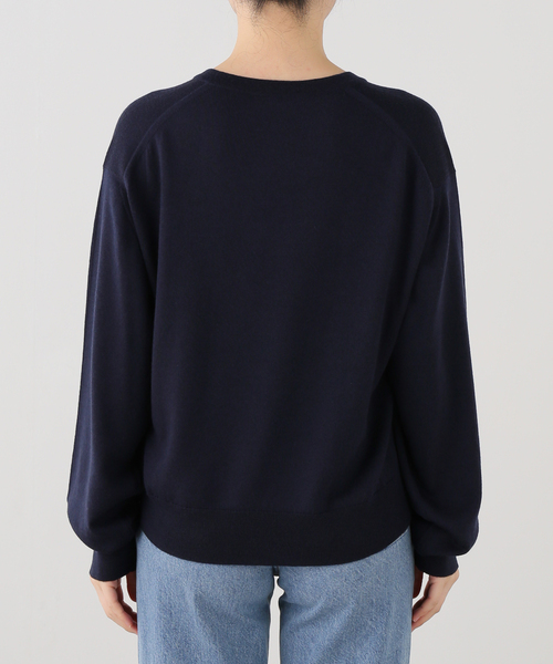 FRAMeWORK(フレームワーク)の「JOHN SMEDLEY/ジョンスメドレー ROSANNE 24G VPO(ニット/セーター・レディース・モカ/ブラウン系その他/ネイビー・FREE)」の5枚目の写真