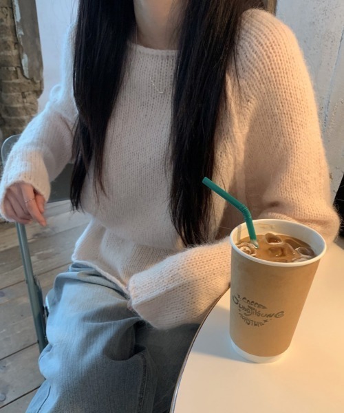 FLINEA(フリネア)の「リボンセーター(ニット/セーター・レディース・オフホワイト/ピンク・FREE)」の19枚目の写真