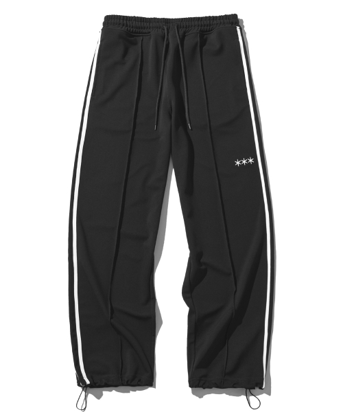 F.ILLUMINATE(フィルミネイト)の「トリプルアスター ジャージ トラックパンツ-3Color(スウェットパンツ・レディース・ブラック/ブラウン/ネイビー・LARGE/SMALL/MEDIUM)」の9枚目の写真